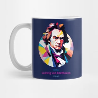 Beethoven in WPAP Mug